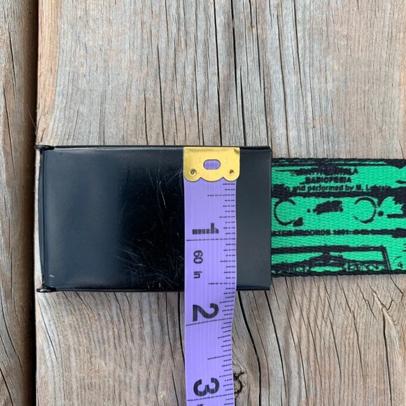 Retro Colourful Cassette Tape BD Buckle Down Unisex Adjustable Ratchet Belt - Picture 12 of 12